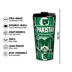Pakistan 480ml insulated tumbler features and size