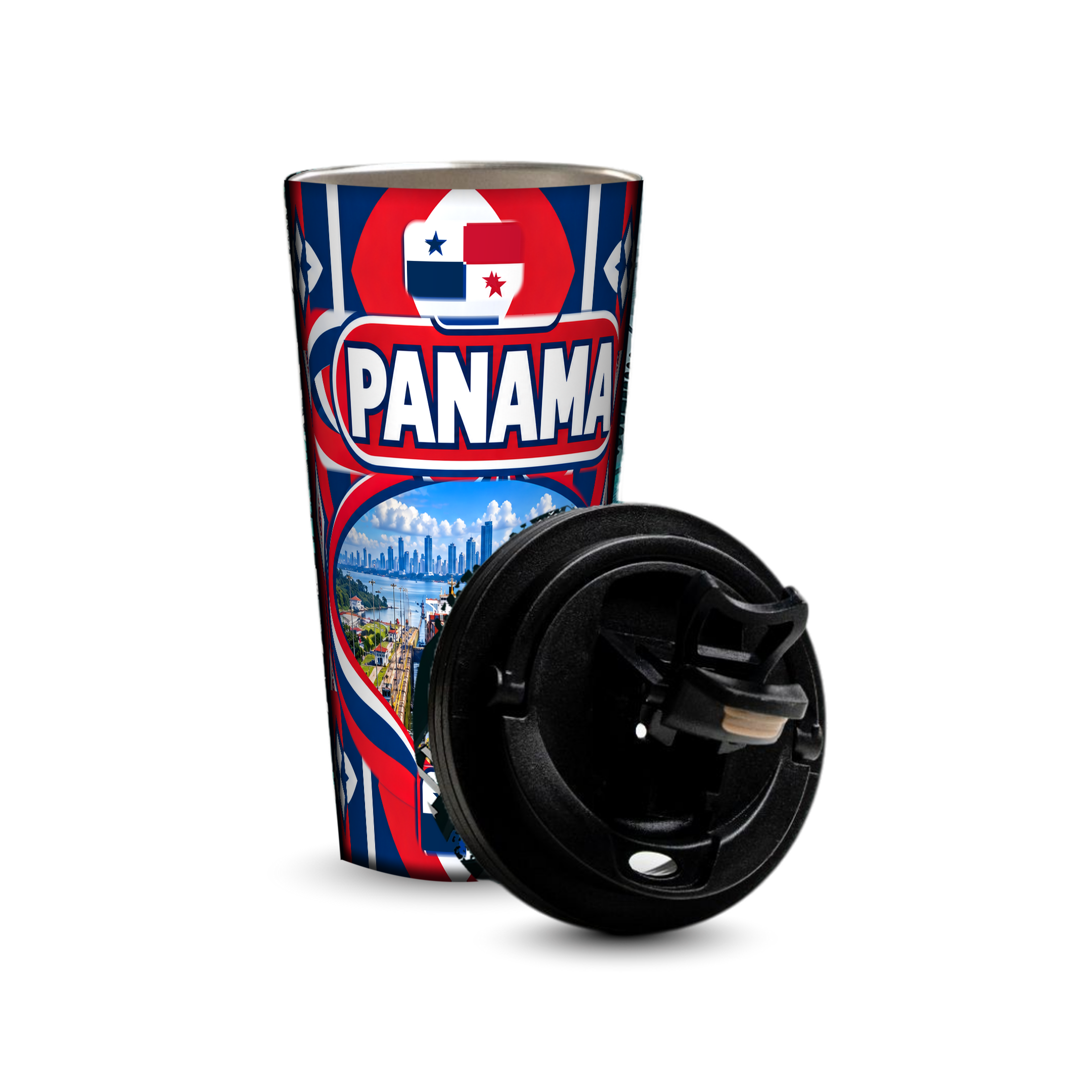 Panama 480ml tumbler with removable leak-proof lid