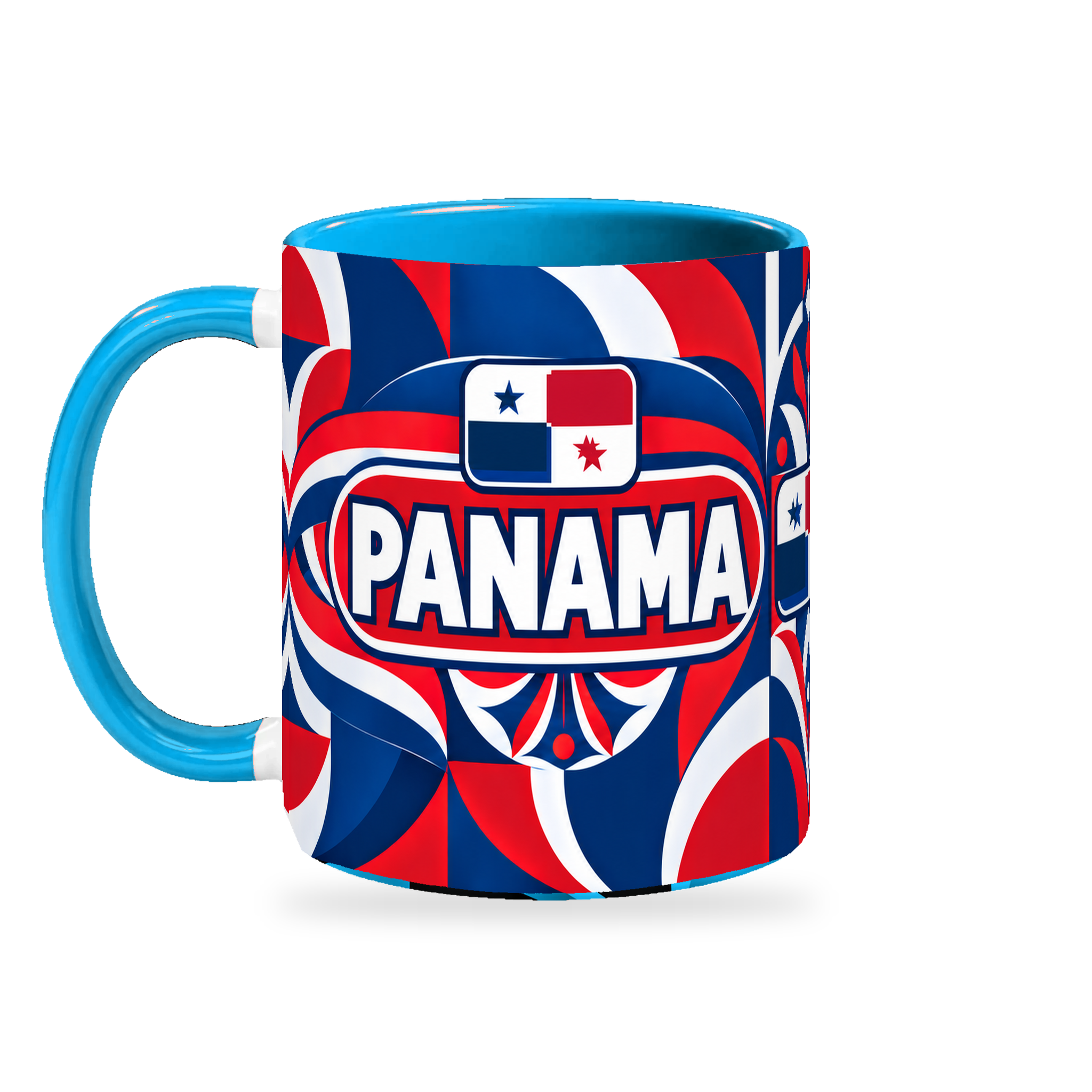 Panama Mug – 320ml — left-handle view on white with a soft shadow