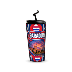 Paraguay 480ml tumbler with reusable straw