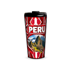Peru 480ml tumbler front view with country design