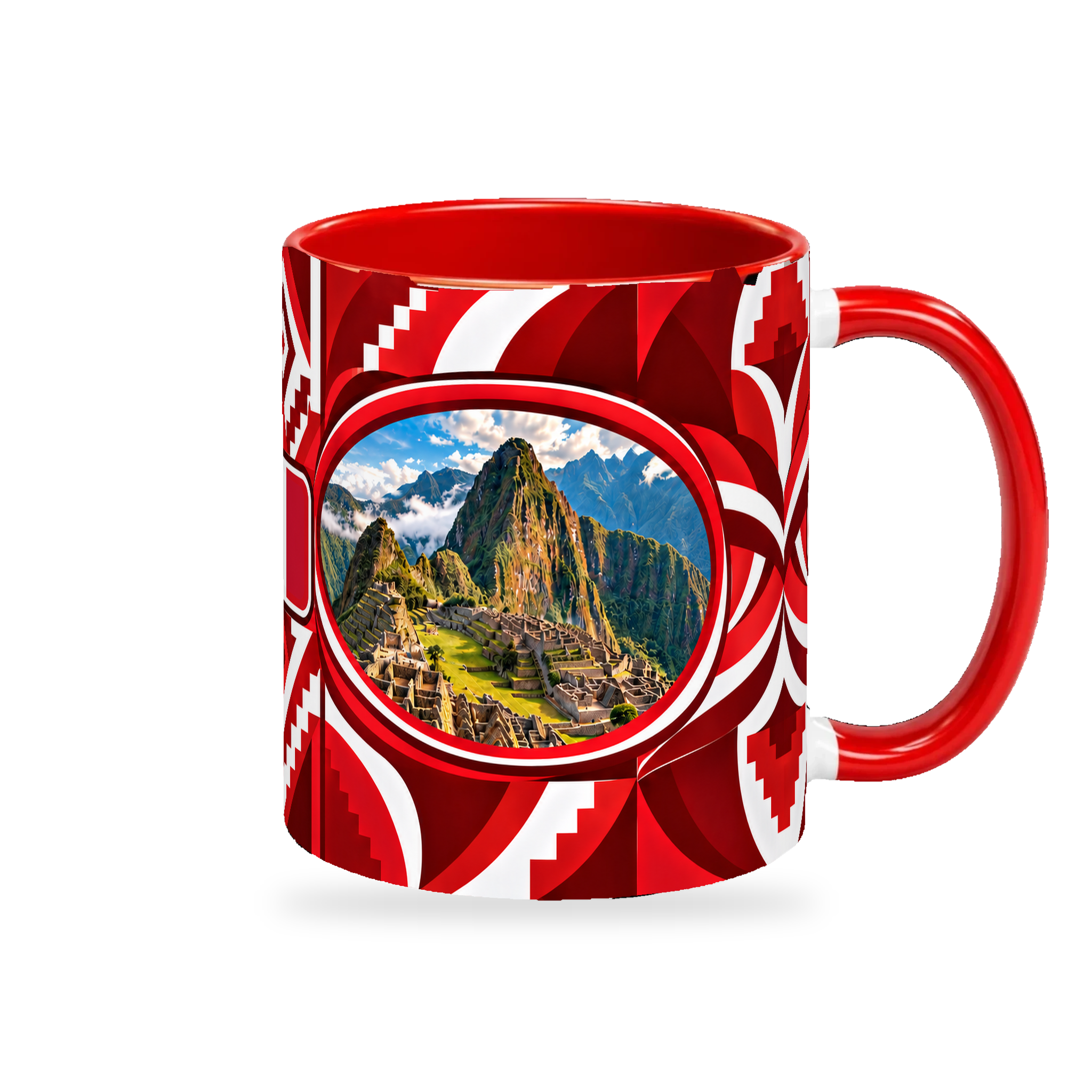Peru Mug – 320ml — right-handle view on a white background with a soft shadow