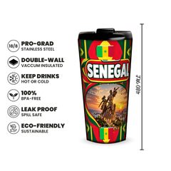 Senegal 480ml insulated tumbler features and size
