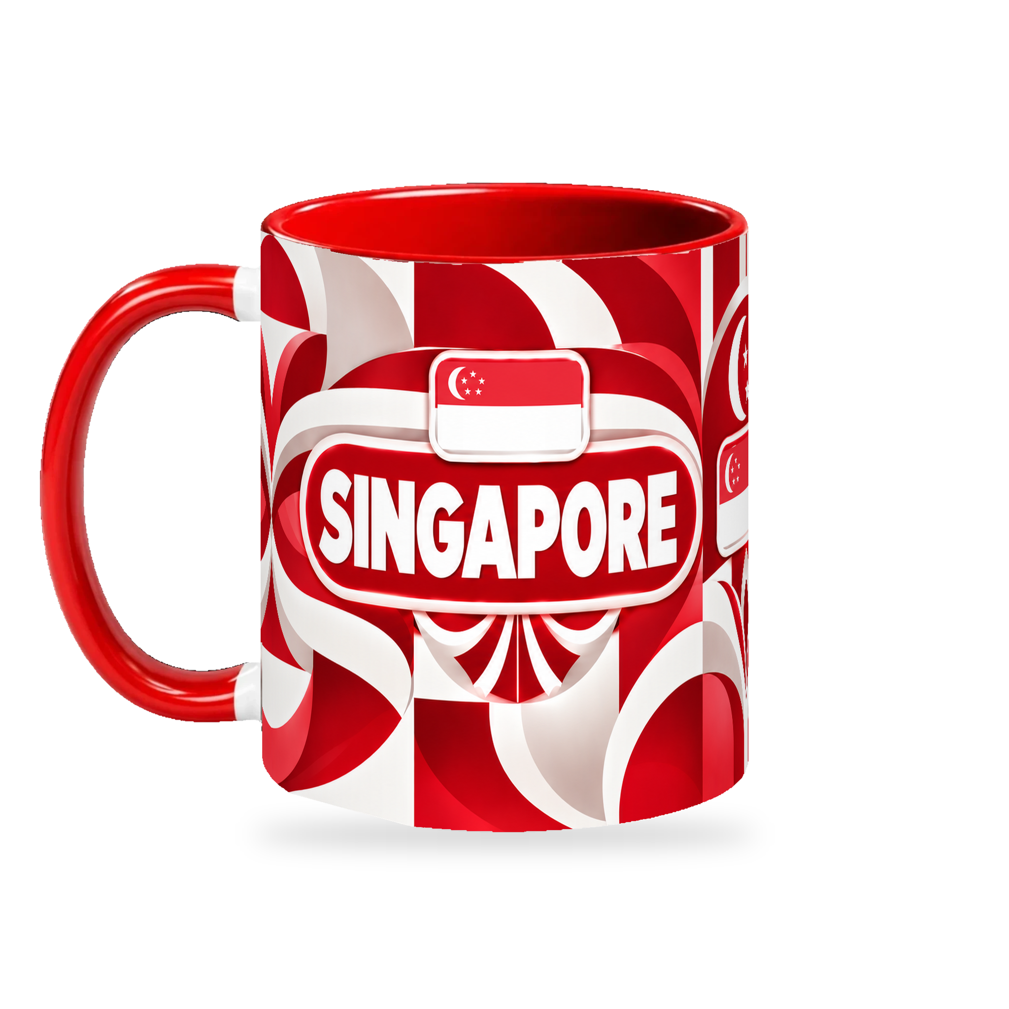 Singapore Mug – 320ml — left-handle view on a white background with a soft shadow