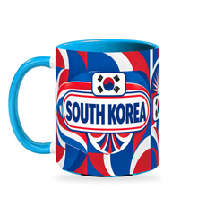 South Korea Mug – 320ml — left-handle view on white with a soft shadow