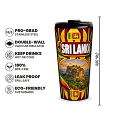 Sri Lanka 480ml insulated tumbler features and size