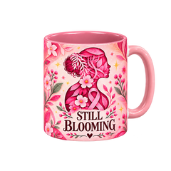 Still Blooming Pinktober Mug – Pink, 320ml, right handle view