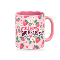 Strawberry Classroom Teacher Mug – 320ml — right view on a transparent background