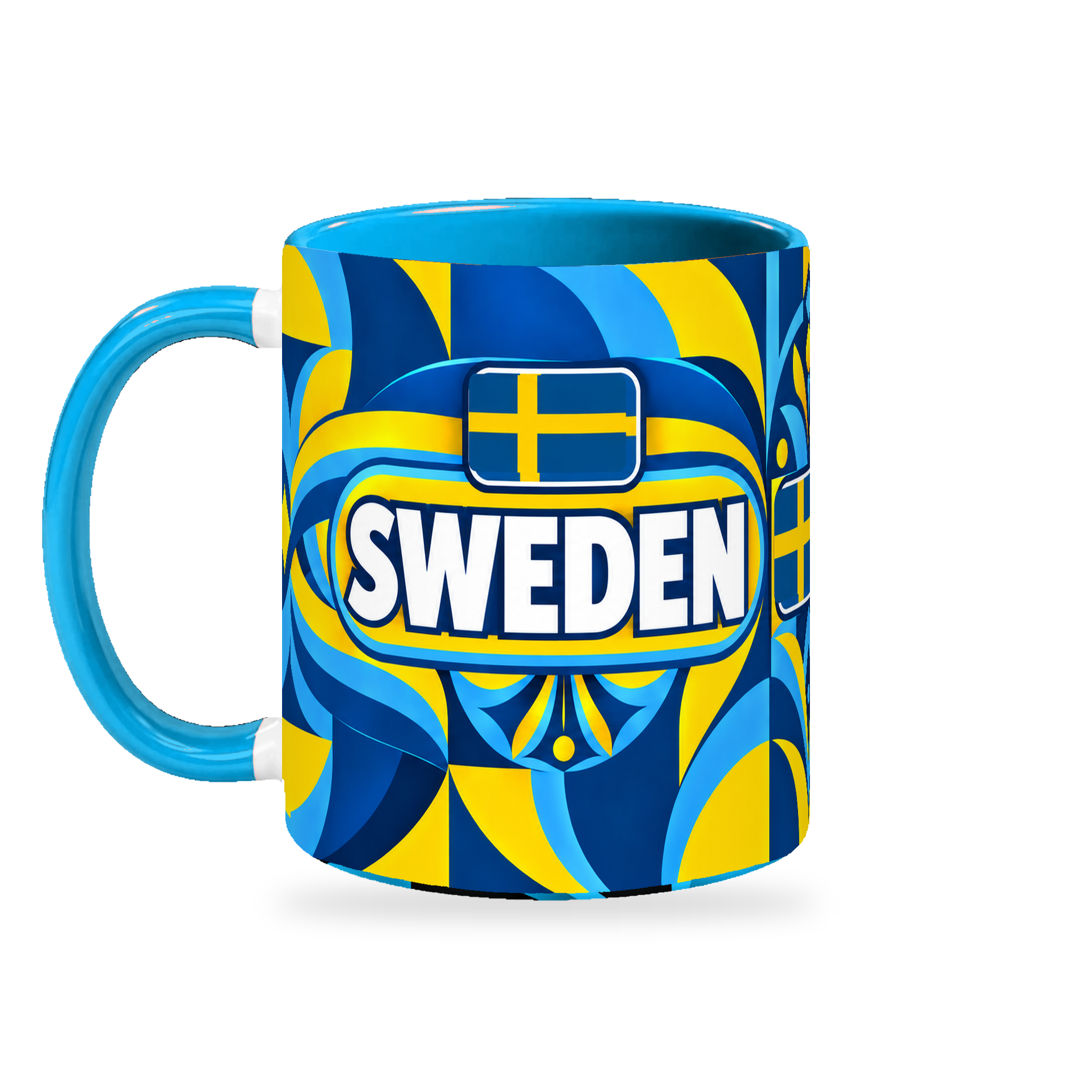 Sweden Mug – 320ml — left-handle view on white with a soft shadow