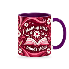 Teacher Era Mug – 320ml — right view on a transparent background