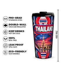 Thailand 480ml insulated tumbler features and size
