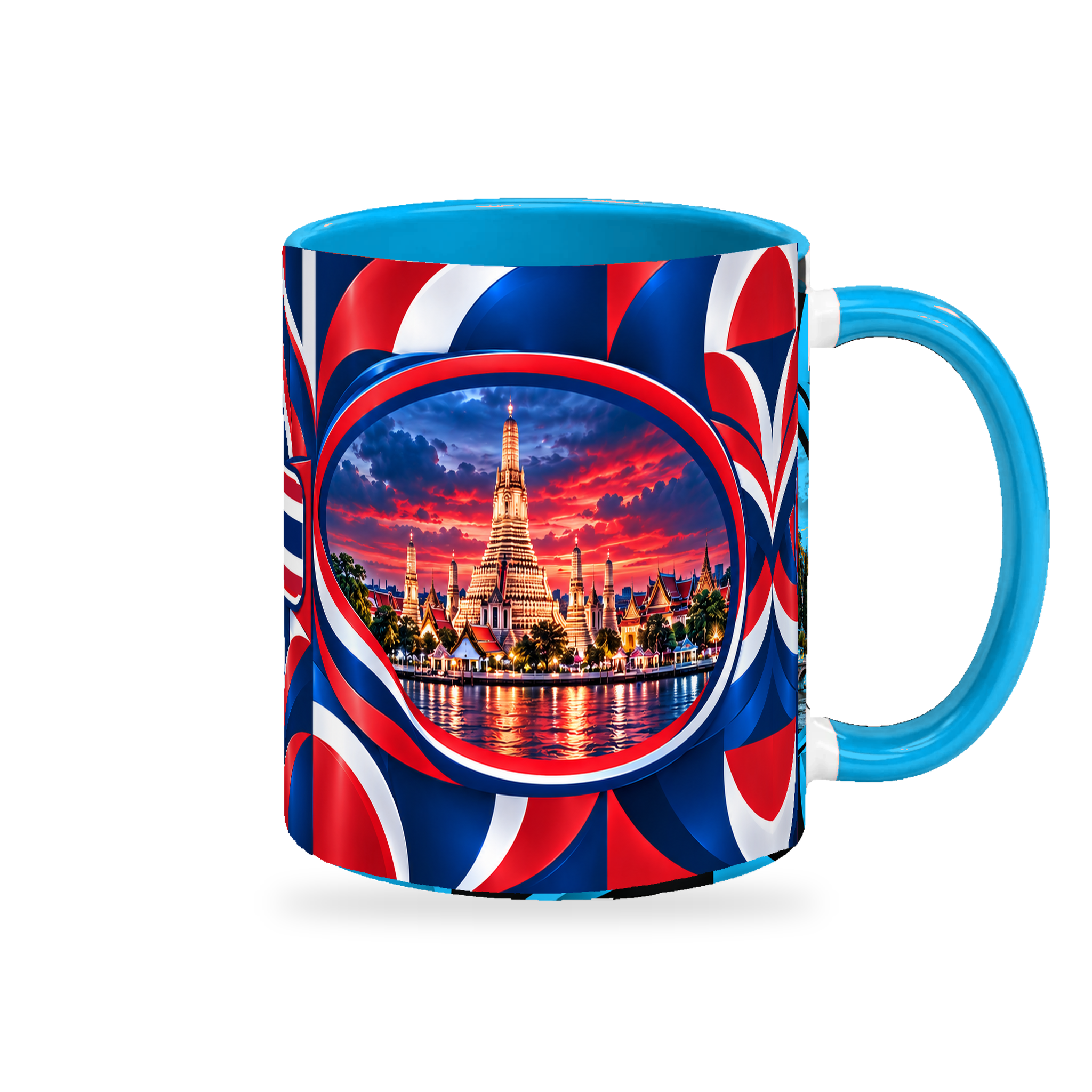 Thailand Mug – 320ml — right-handle view on white with a soft shadow