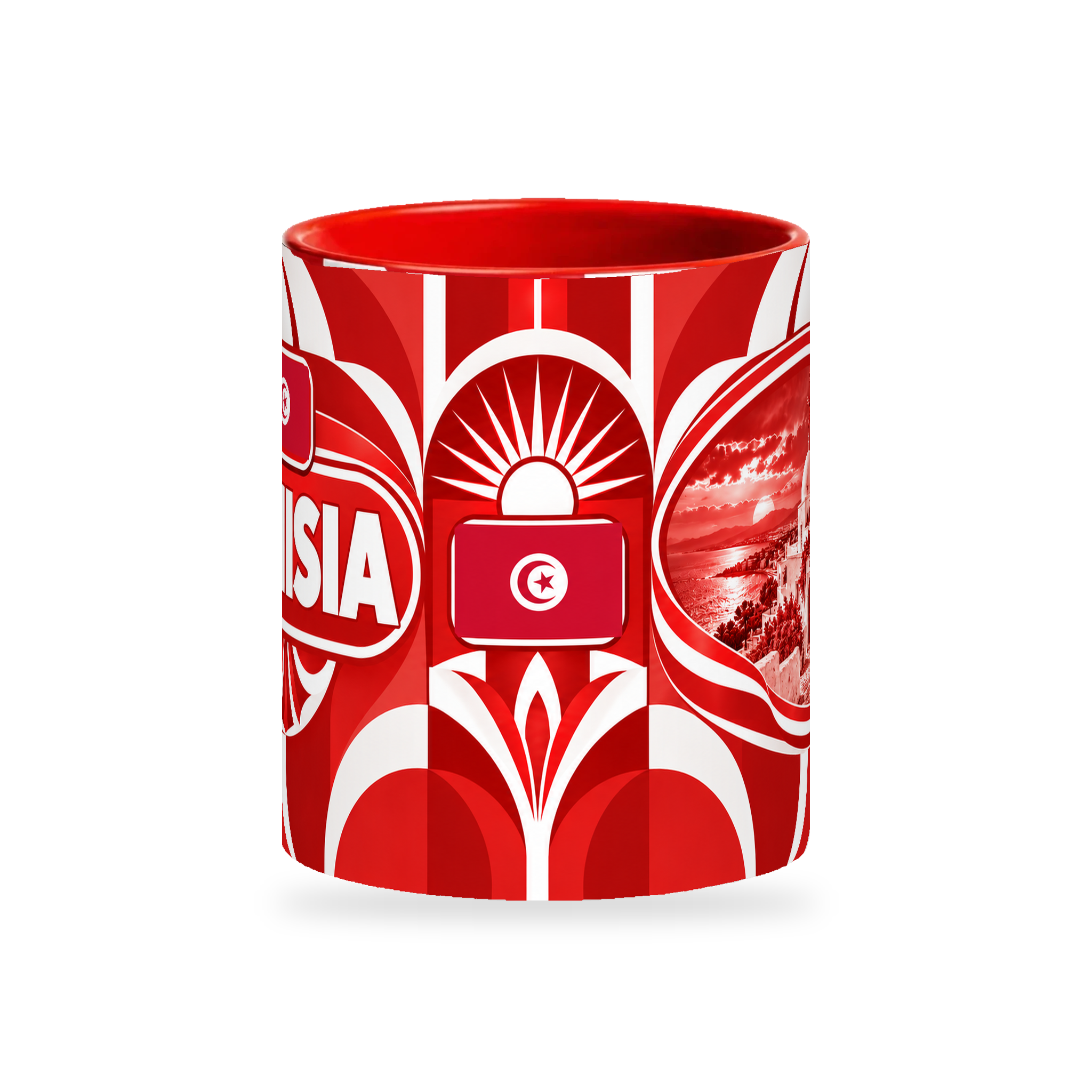 Tunisia Mug – 320ml — centre view on a white background with a soft shadow