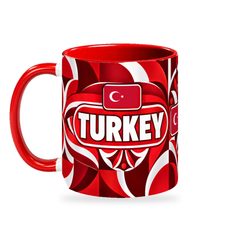 Turkey Mug – 320ml — left-handle view on a white background with a soft shadow