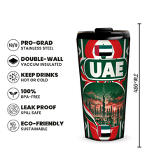 UAE 480ml insulated tumbler features and size