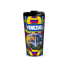 Venezuela 480ml tumbler front view with country design