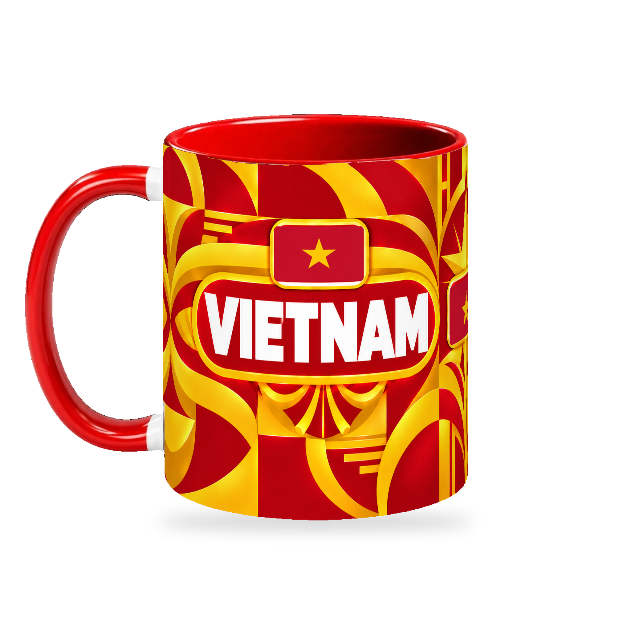Vietnam Mug – 320ml — left-handle view on a white background with a soft shadow