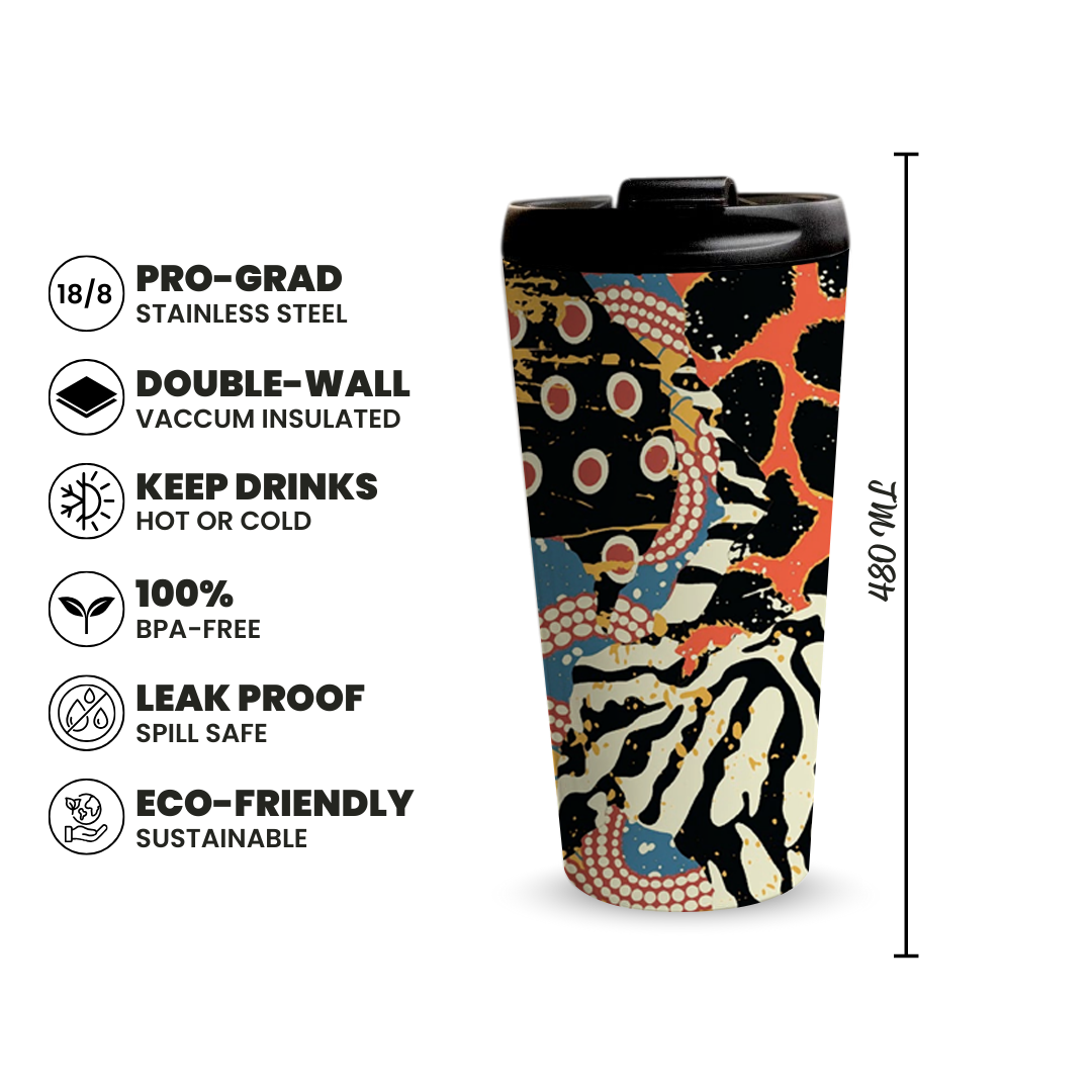 Wild Fusion 480ml Tumbler by Fann Bliss — 480ml capacity and key features