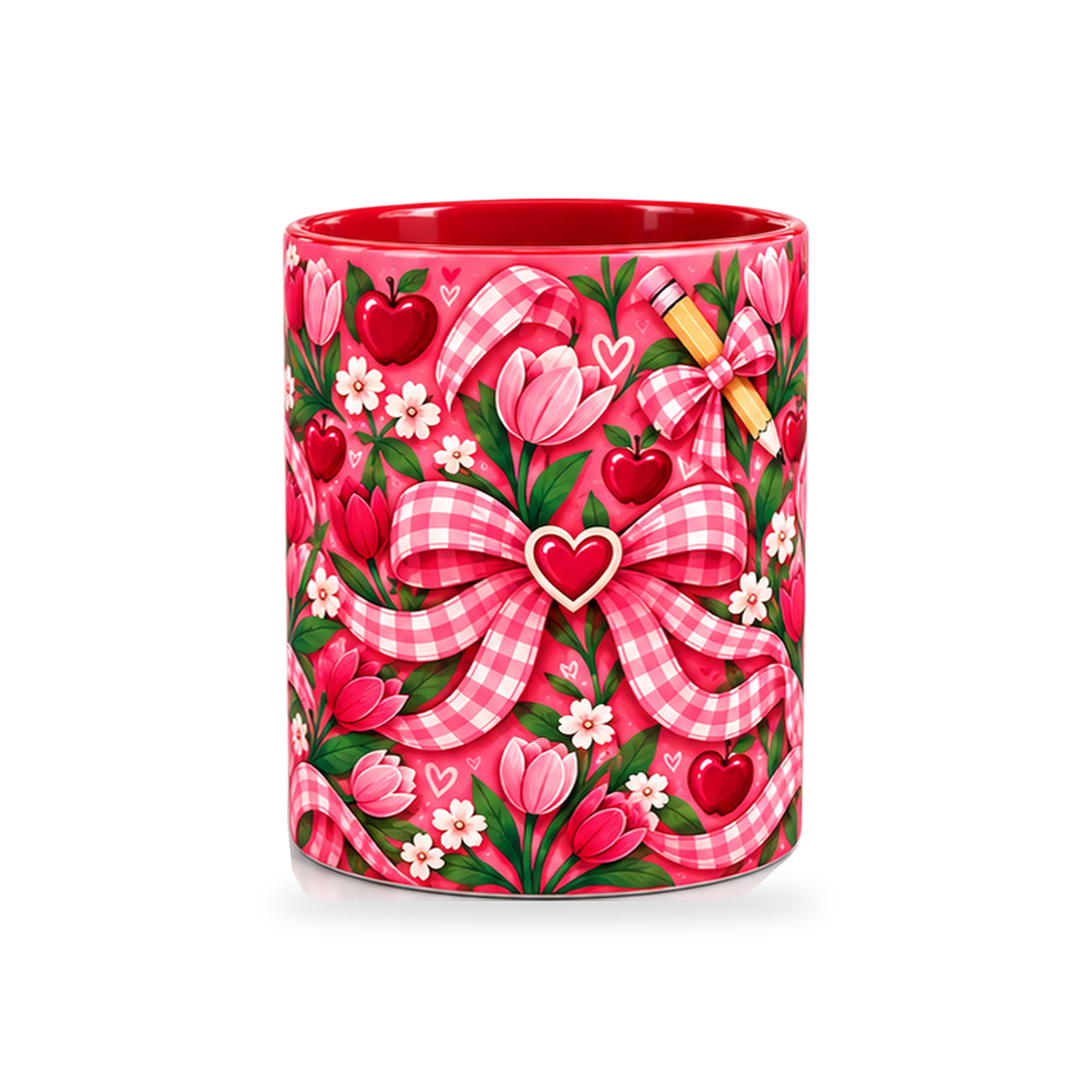 Work Of Heart Mug – 320ml — center view on a transparent background