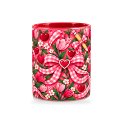 Work Of Heart Mug – 320ml — center view on a transparent background