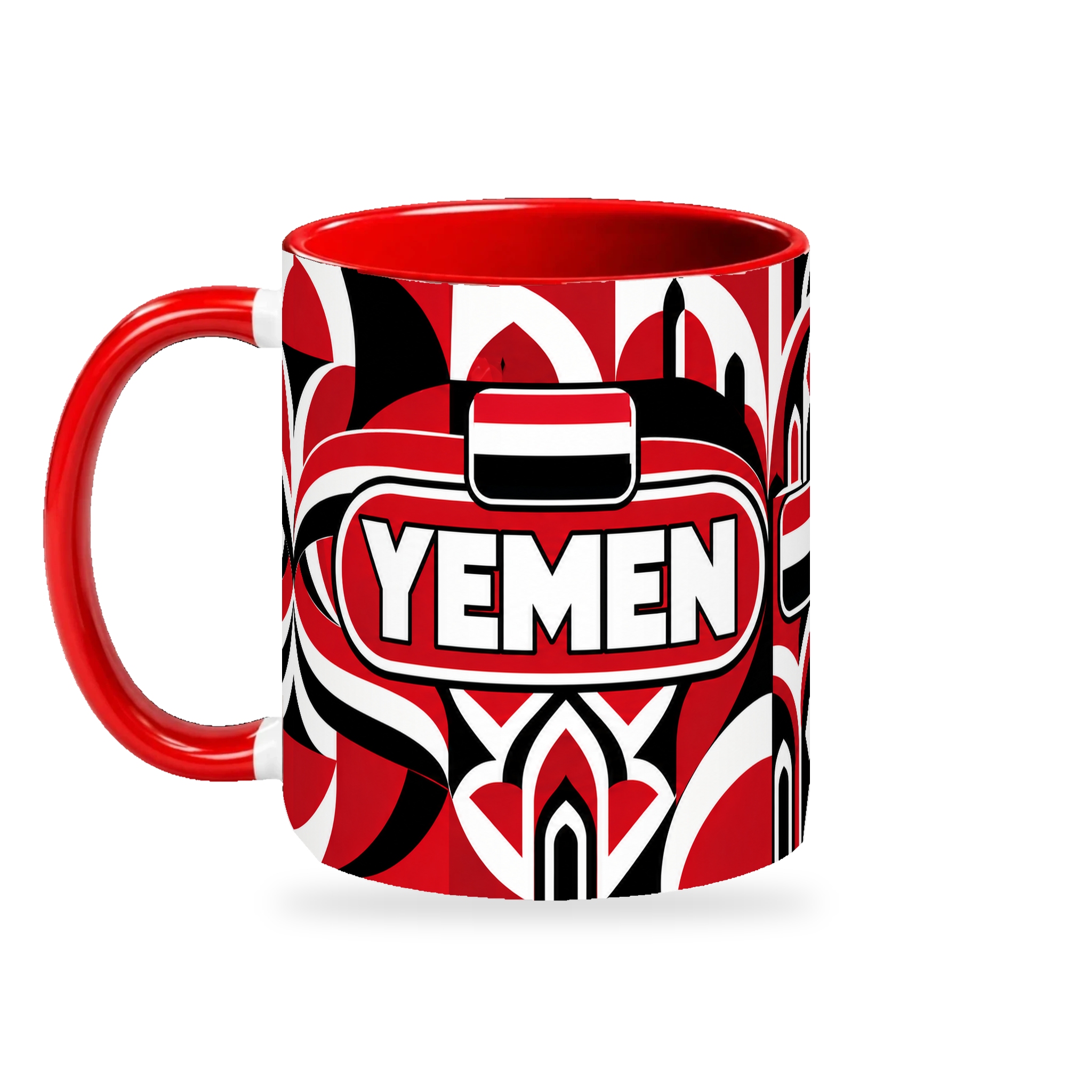 Yemen Mug – 320ml — left-handle view on a white background with a soft shadow